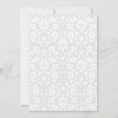 25周年銀婚式おめでとう｜手作りのメッセージ 招待状 (裏面)