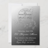 25周年銀婚式招待状 招待状 (裏面)