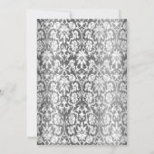 25周年銀婚式 | DIY テキスト 招待状 (裏面)