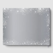 25周年銀結婚の葉のゲストブック ゲストブック (裏面)