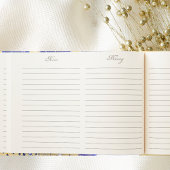 25周年銀結婚グリッター粉 ゲストブック