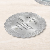 25周年銀結婚曼荼羅 ペーパーコースター (アングル)