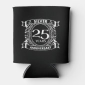 25周年銀結婚紋章 缶クーラー (正面)