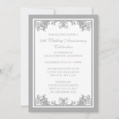 25周年銀結婚行絵巻 招待状 (正面)