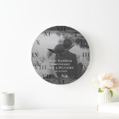 25周年 現代の写真 50 ラージ壁時計 (ホーム)