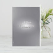 25周年 結婚記念日の挨 サンキューカード (スタンド正面)