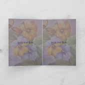 25周年 結婚記念日 カード (内部)