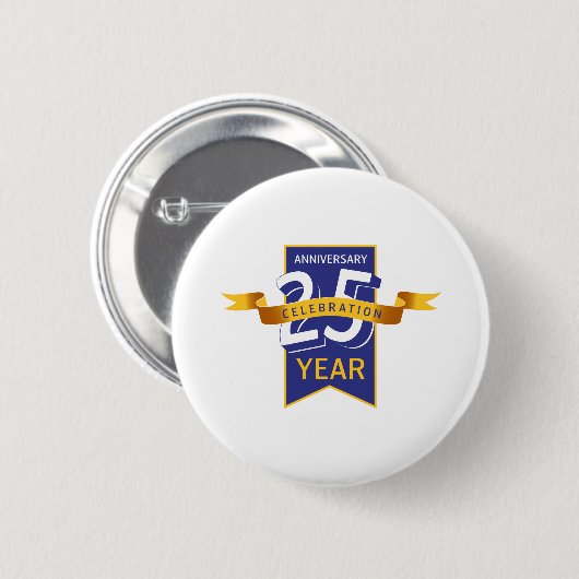 25周年 缶バッジ (正面&裏面)