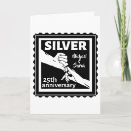 25周年 銀婚式 カード