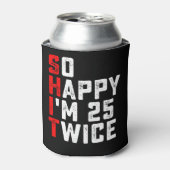 25回50回50おもしろい誕生日 缶クーラー (缶正面)