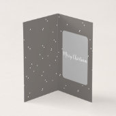 25家族のモダンクリスマスカード (内部)