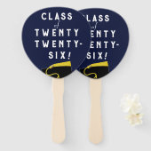 25年の卒業クラス ハンドファン (正面&裏面)