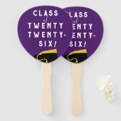 25年の卒業クラス ハンドファン (正面&裏面)