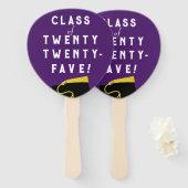 25年の卒業クラス ハンドファン (正面&裏面)