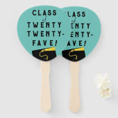 25年の卒業クラス ハンドファン (正面&裏面)