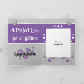 25年シルバーアニバーサリーハッピー年パープル カード (内部)