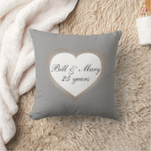 25年シルバー記念日 クッション (ブランケット)