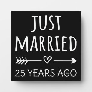 25年前に結婚しました フォトプラーク