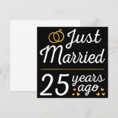25年前に結婚しました II 招待状 (正面/裏面)