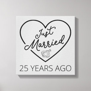 25年前に結婚しました III キャンバスプリント