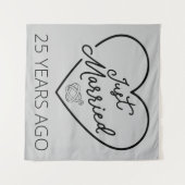 25年前に結婚しました III タペストリー (正面(横))