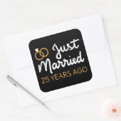 25年前に結婚しました IV スクエアシール (封筒)