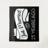 25年前に結婚しました V タペストリー (正面)