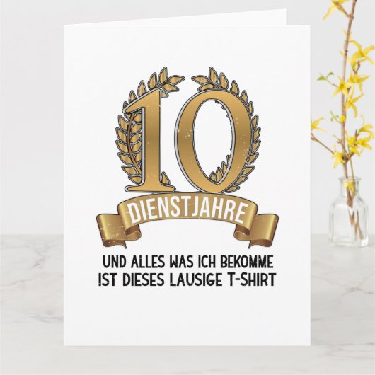 25年勤続 カード (黄色い花)