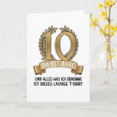 25年勤続 カード (黄色い花)