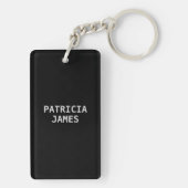 25年目の従業員をパーソナライズ キーホルダー (裏面)