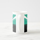 25年目の従業員をパーソナライズ ボーンチャイナマグカップ (裏面)