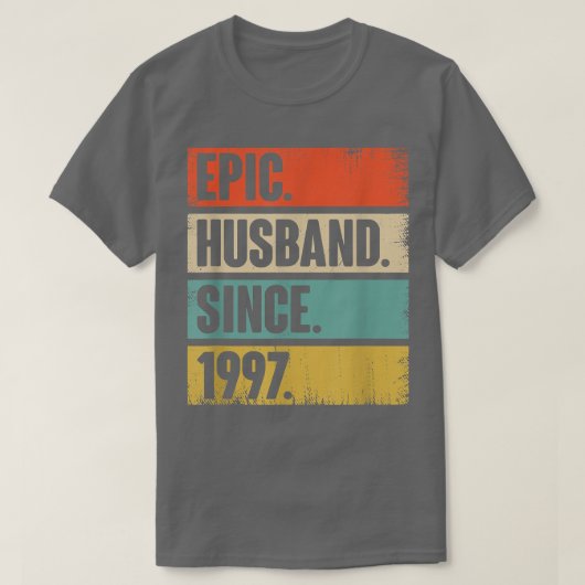 25年結婚以来のアニバーサリーの贈り物 Tシャツ (デザイン正面)
