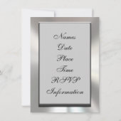 25年銀記念日招待状 招待状 (裏面)