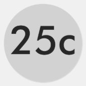 25度 ラウンドシール (正面)