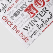 25日のクリスマスのティッシュペーパー 薄葉紙 (詳細)