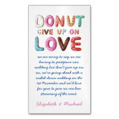 25日与え計カードのラブチェンジ マグネット名刺 (正面縦)