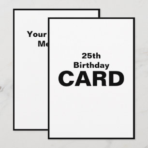 25日25日25日25日2-5誕生日 カード