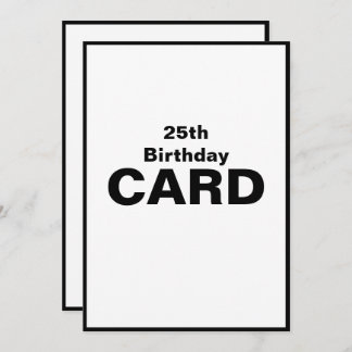 25日25日25日25日2-5誕生日 カード