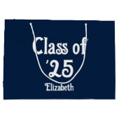 25期ダークブルー・ホワイト研究科名 ラージペーパーバッグ (裏面)