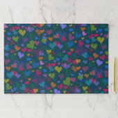 25枚かわいいターコイズカラフルハート包装 ペーパーパッド (インサイチュ)