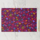 25枚かわいい紫のカラフルハート ペーパーパッド (インサイチュ)