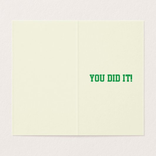 25枚のおめでとうグリッター卒業カード (内部フラット)