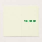 25枚のグリッター卒業カード (内部フラット)