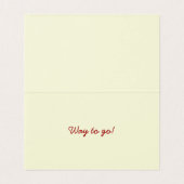 25枚のグリッター卒業カード (内部フラット)