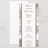 25枚のメニューカードが冬を愛ぼやけす メニュー (正面/裏面)