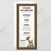 25枚のメニューカードは空の森林森林を魅了しました メニュー (正面/裏面)