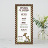 25枚のメニューカードは空の森林森林を魅了しました メニュー (スタンド正面)