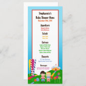 25枚のメニューカードキャンデーの土地のアイスクリームの吸盤の棒つきキャンデー メニュー (正面/裏面)