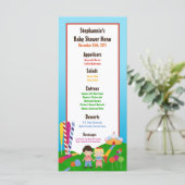 25枚のメニューカードキャンデーの土地のアイスクリームの吸盤の棒つきキャンデー メニュー (スタンド正面)