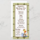 25枚のメニューカードジャングルの演劇 メニュー (正面/裏面)